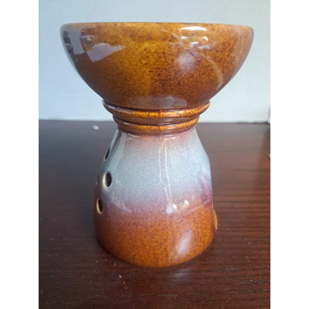 Ceramic Brown Tart/candle Warmer